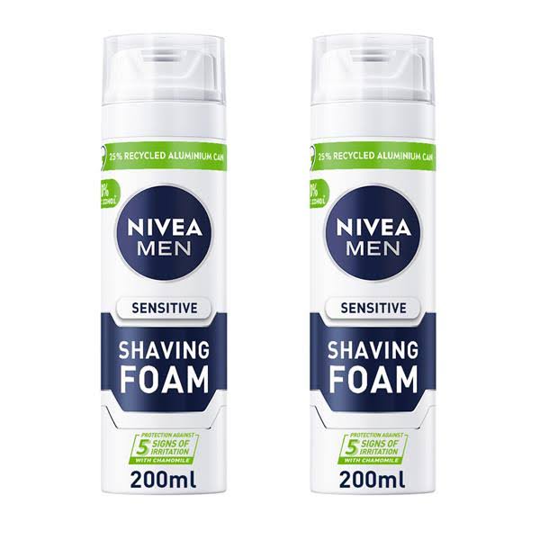 Nivea Men Sensitive Shaving Foam Twin Pack