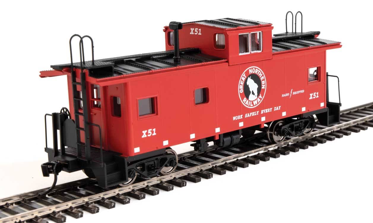 Walthers Mainline International Wide Vision Caboose Great Northern X51