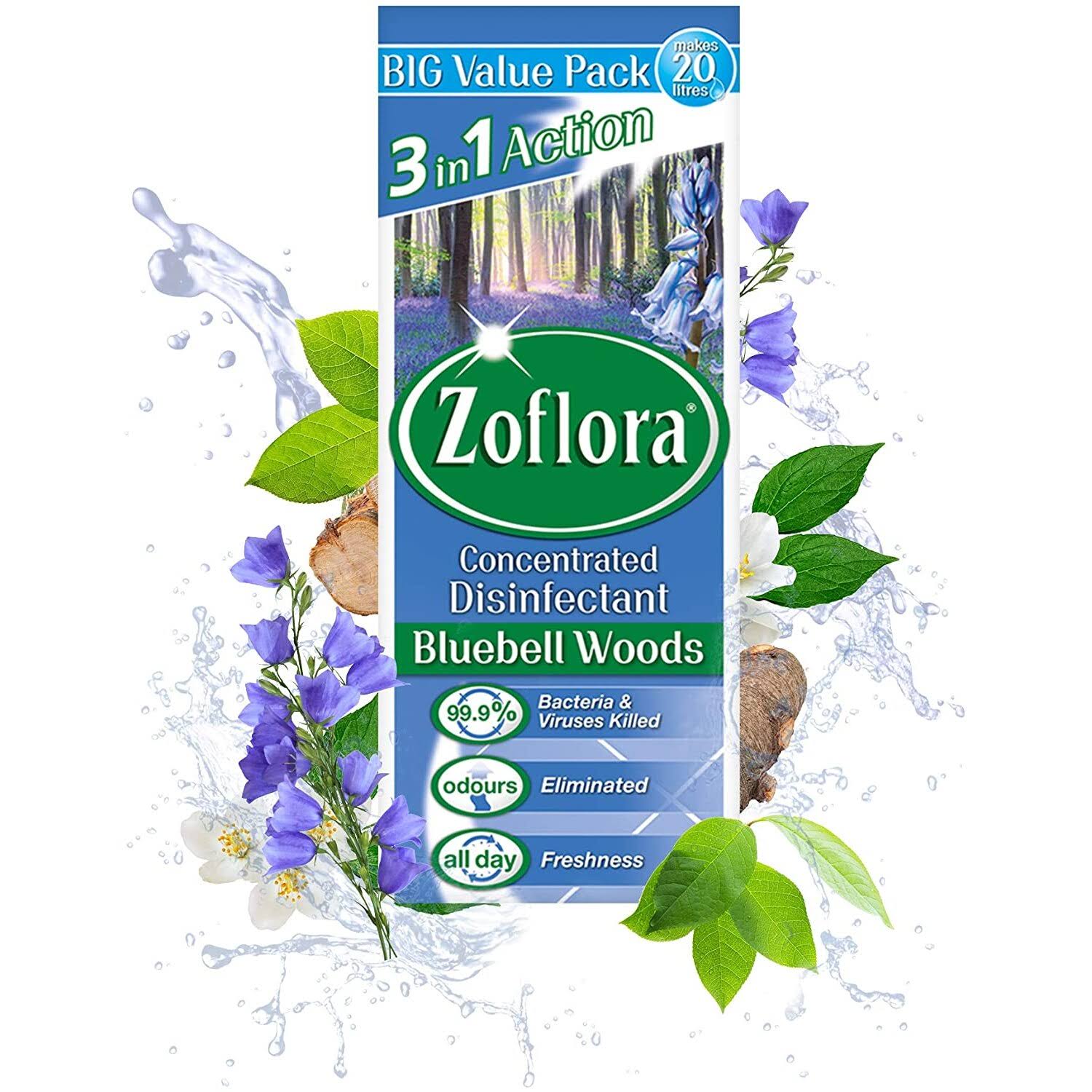 ZOFLORA Concentrated Disinfectent Bluebell Woods 500ml