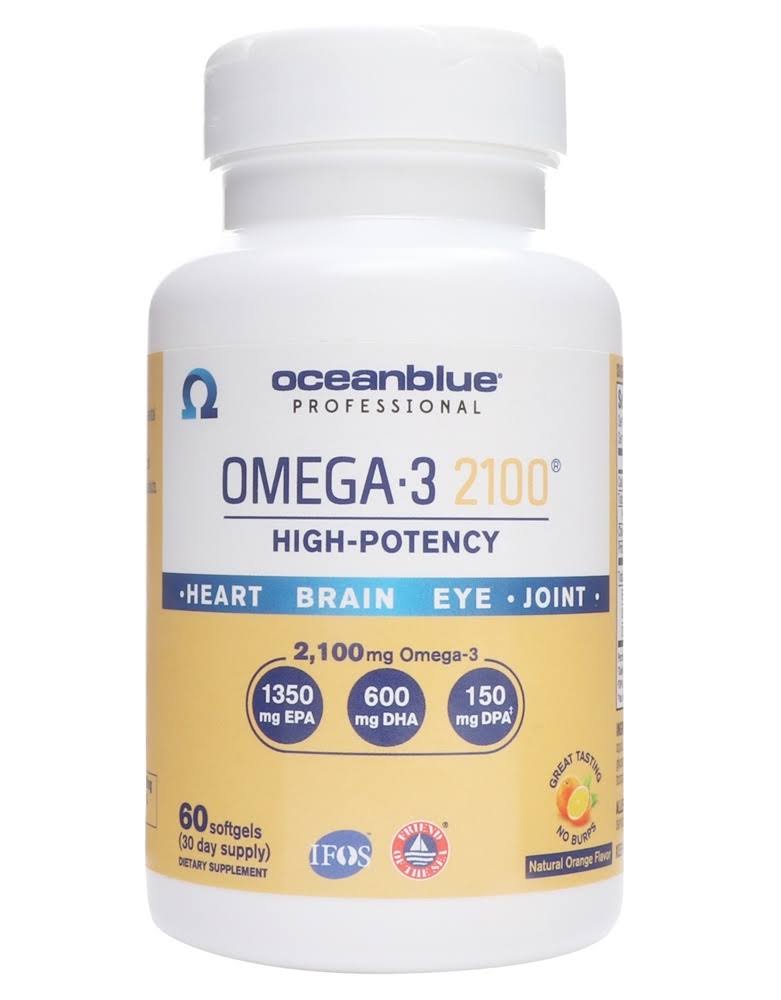 Professional Omega-3 2100 60 Softgel 0 by Ocean Blue