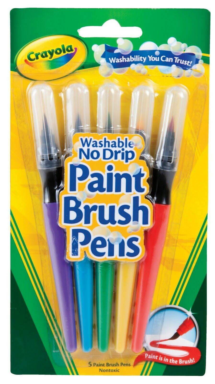 Crayola 5-Colors Paint Brush Pen