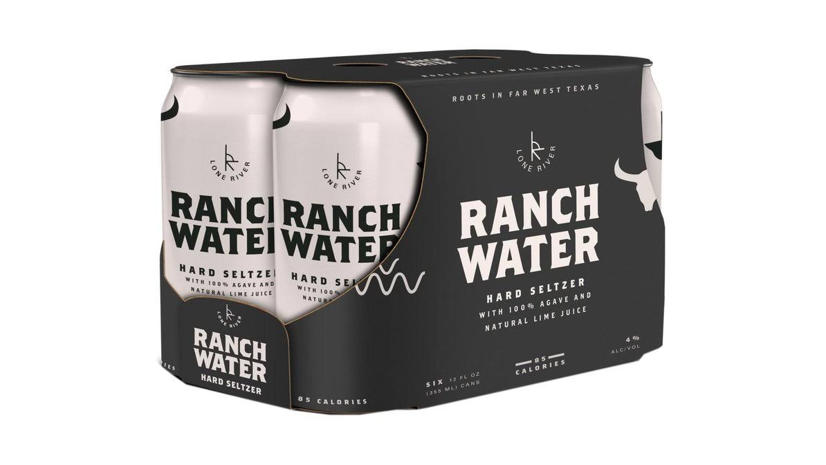 Ranch Water Hard Seltzer, Original, 6 Pack - 6 pack, 12 fl oz cans