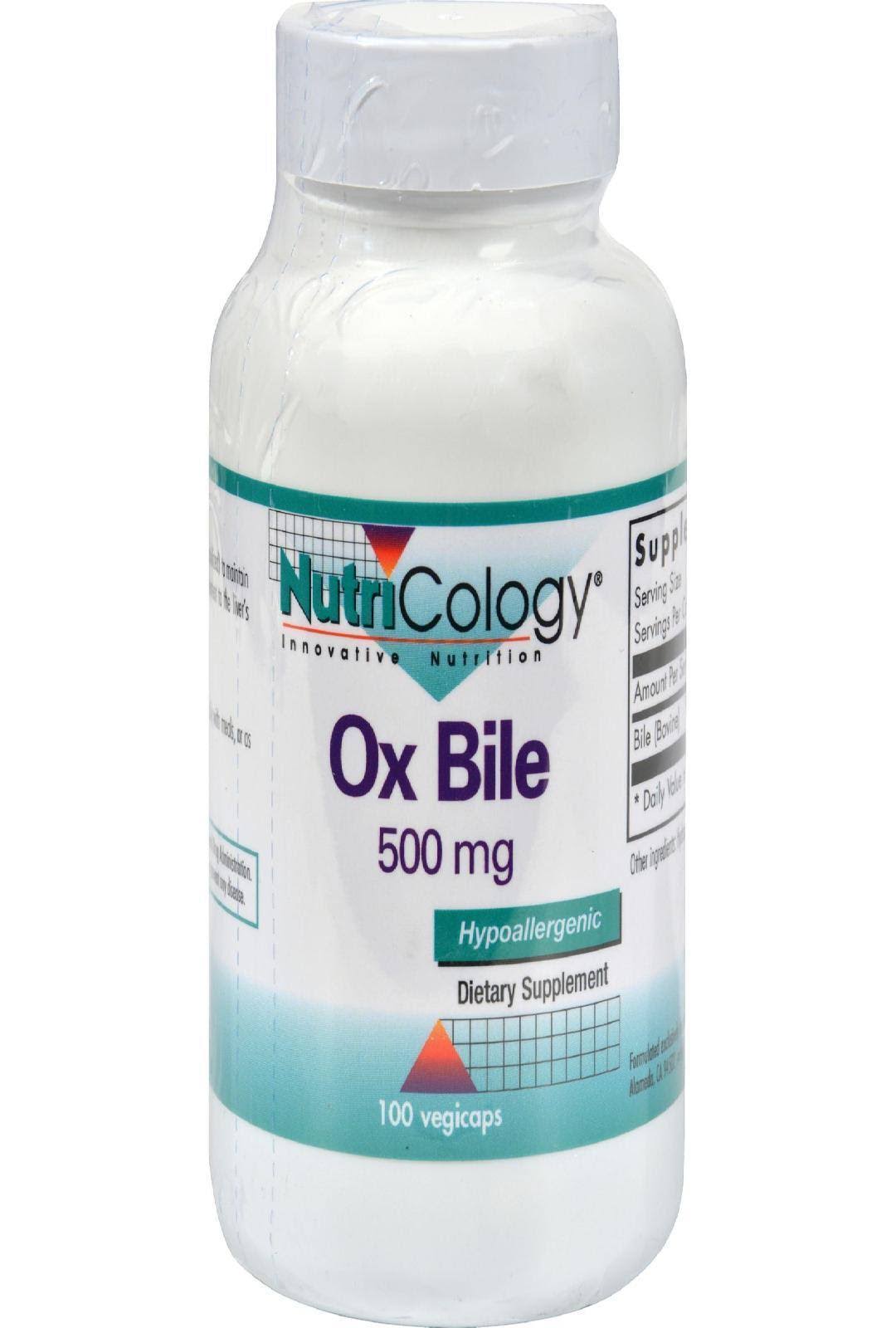 Nutricology Ox Bile 500 mg 100
