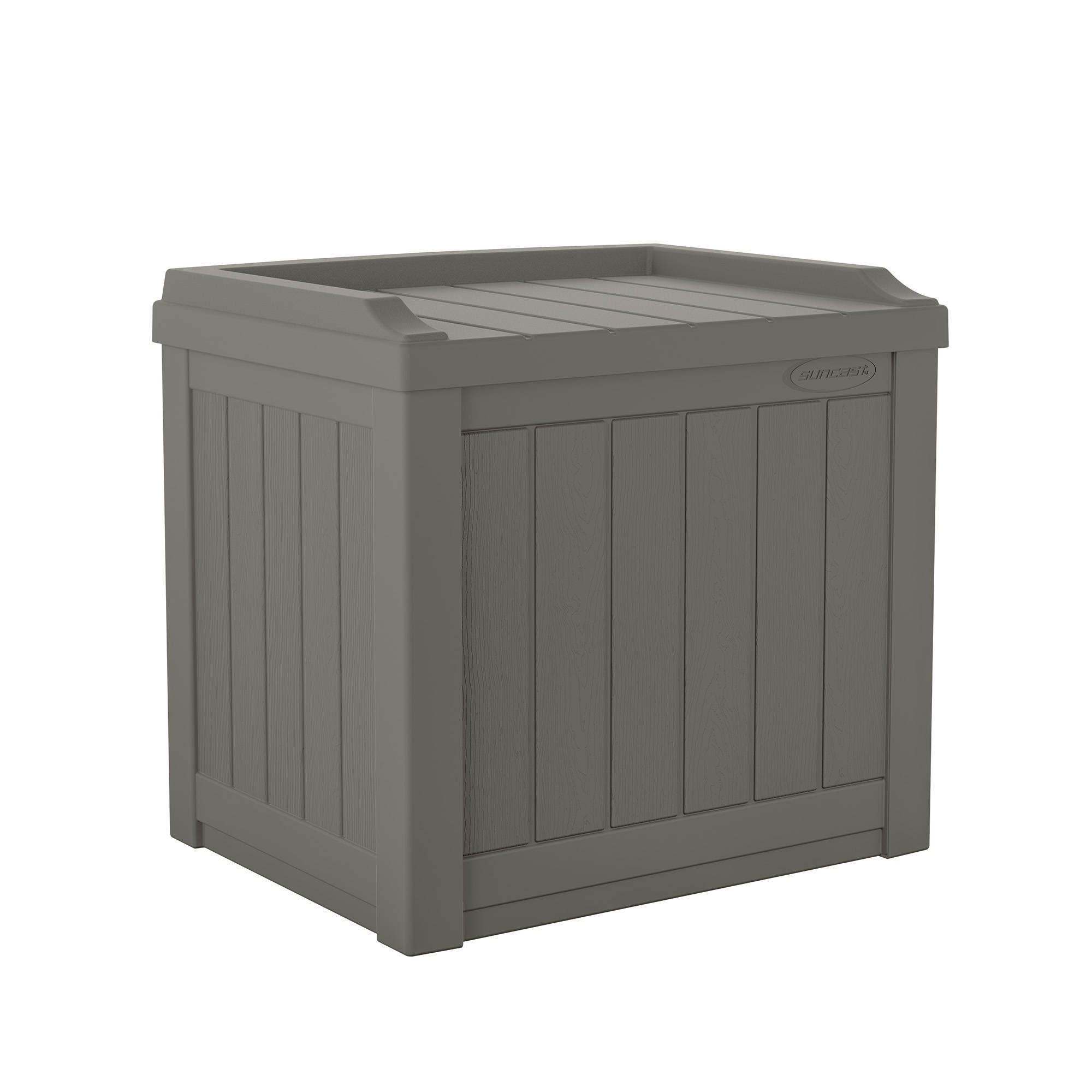 Suncast 22-Gal. Small Deck Box with Storage Seat