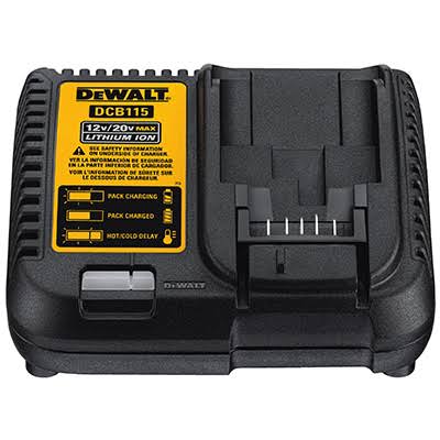Dewalt Max Power Tool Battery Charger - 20V, Lithium Ion