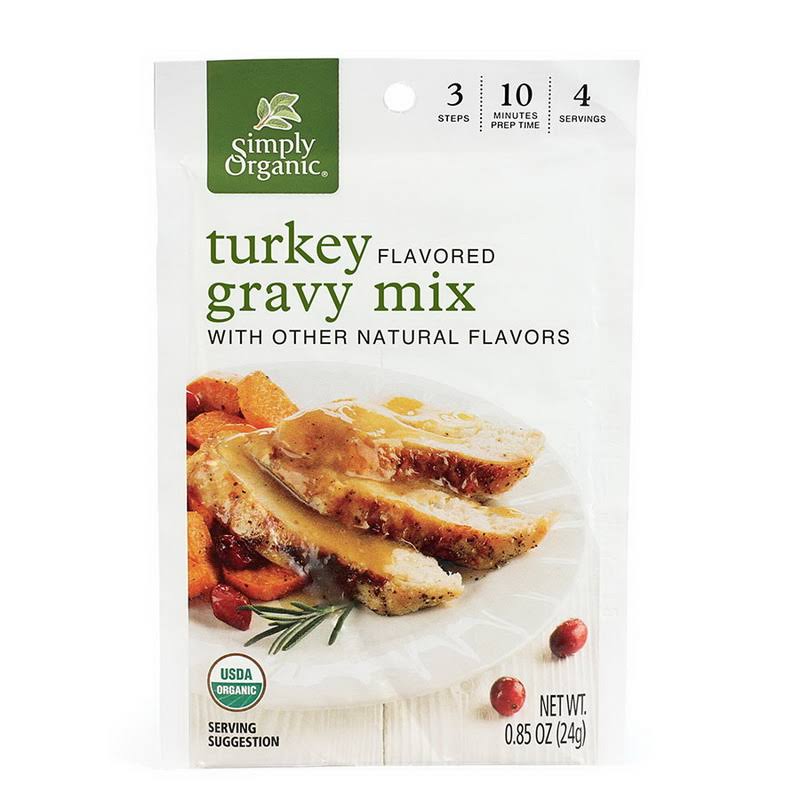 Simply Organic Roasted Turkey Flavored Gravy Mix