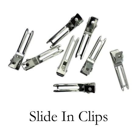 Ebo Silver Slide in Clips Hair Accessories for Hair Styling 80 Pcs, Size: 1.8