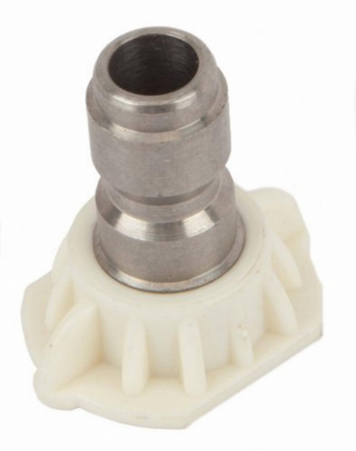 Forney Pressure Washer Accessories Quick Connect Spray Nozzle - 40 Degree x 4.5mm, White