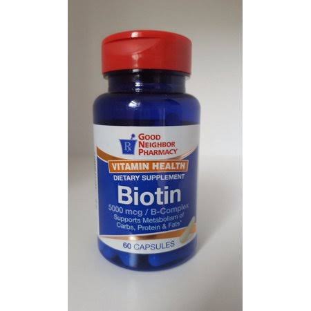GNP Biotin 5000mcg Tablets, 60 Tablets