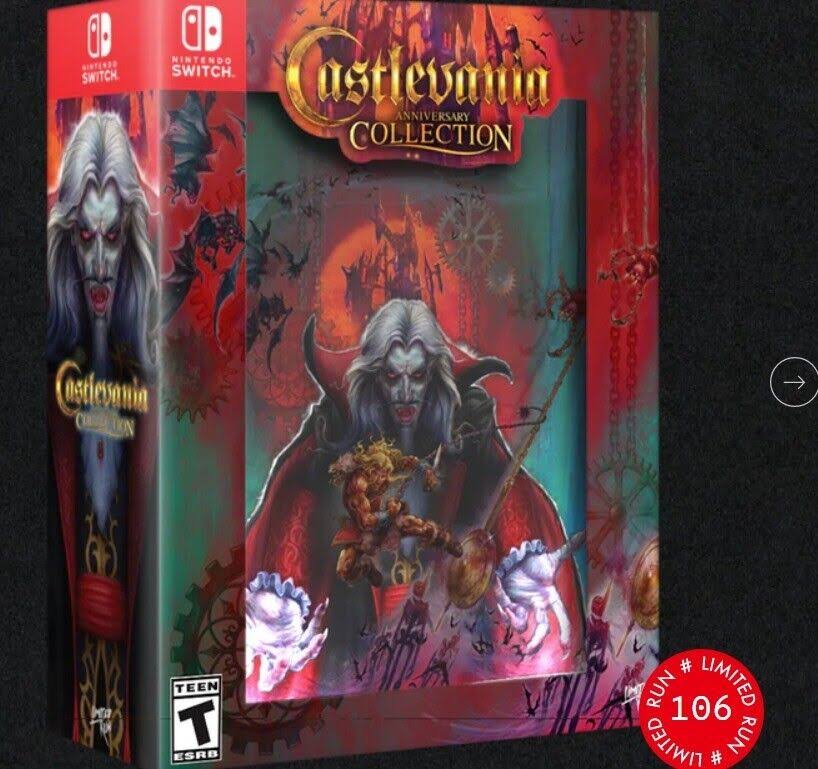 Castlevania Anniversary Collection Ultimate Edition Nintendo Switch Limited Run