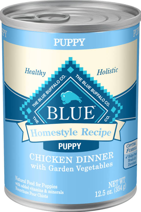 Blue Buffalo Blue Puppy Chicken Dinner - Homestyle Recipe, 12.5oz