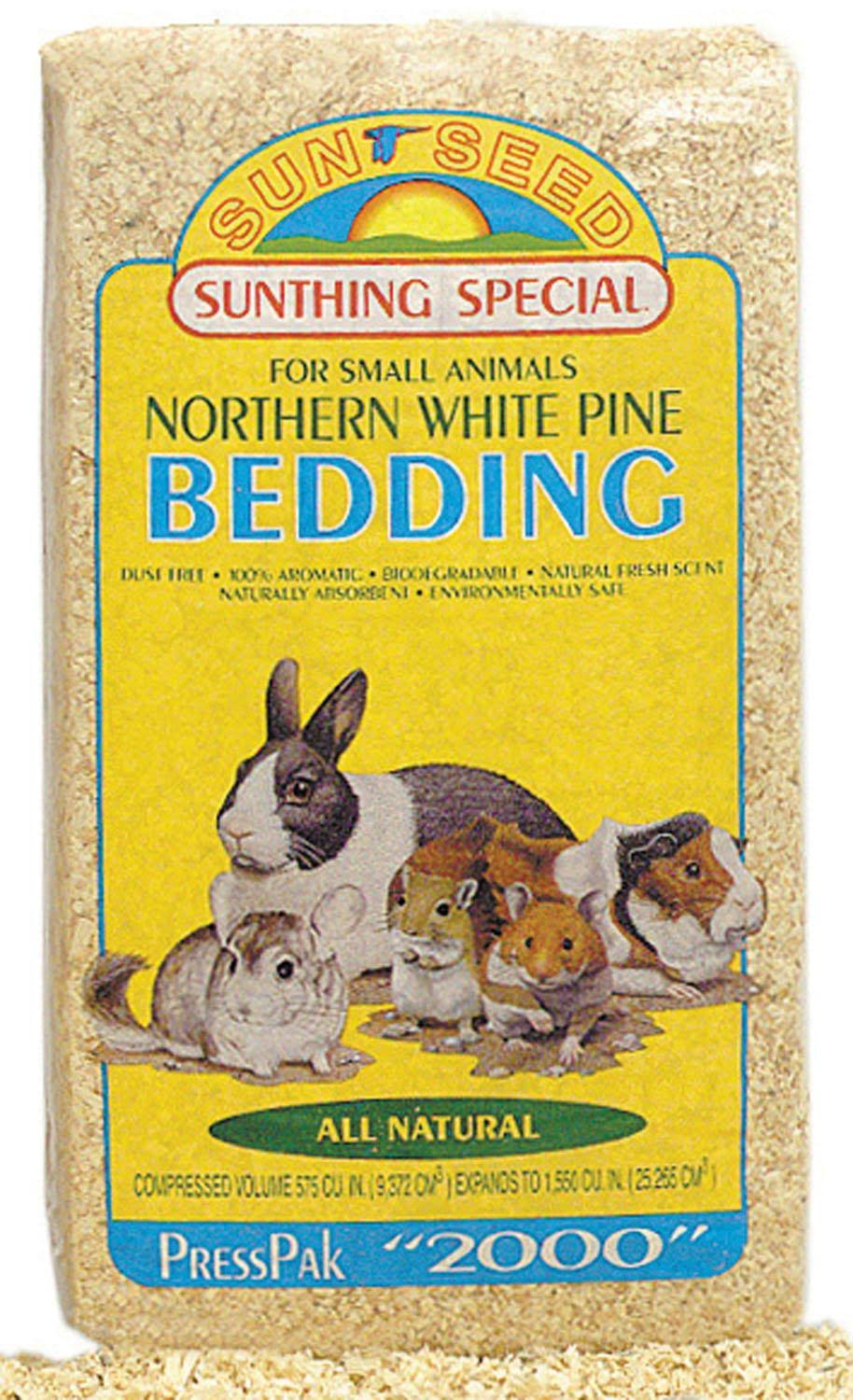 Sunseed Pine Small Animal Bedding Presspack - 1200 Cubic Inch
