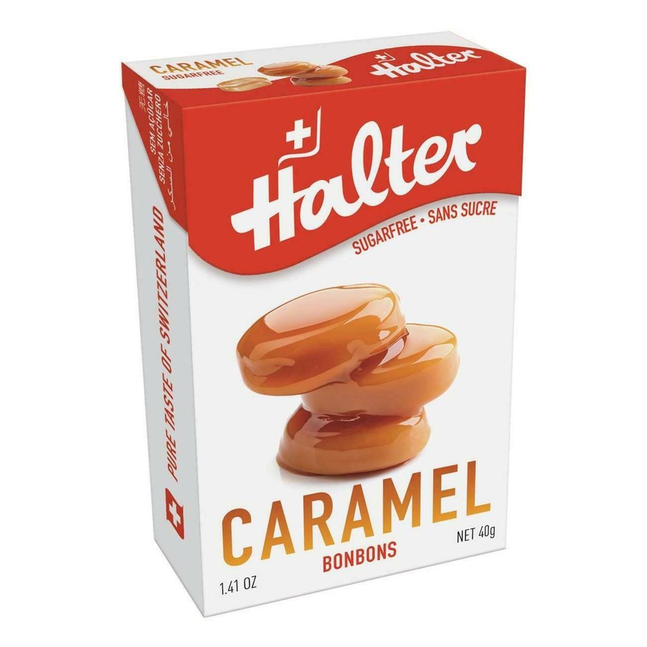 Halter Sugar Free Bonbons - Caramel, 40g