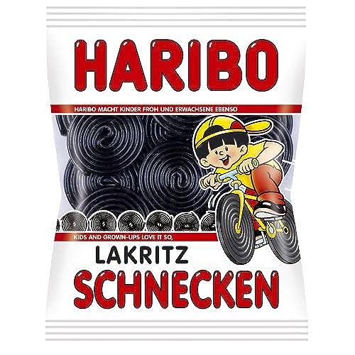 Haribo Licorice Snails Candy - 200g