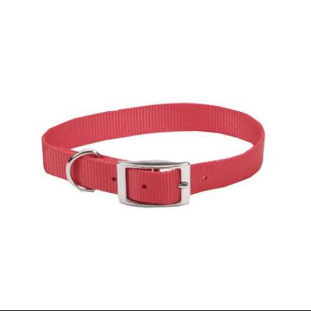 Coastal Pet 00401 Nylon Dog Collar - Red, 5/8" x 14"