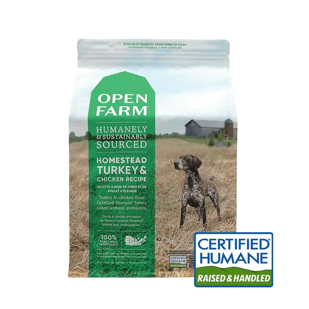 Open Farm Grain Free Homestead Turkey and Chicken Dry Dog Food 10.9kg