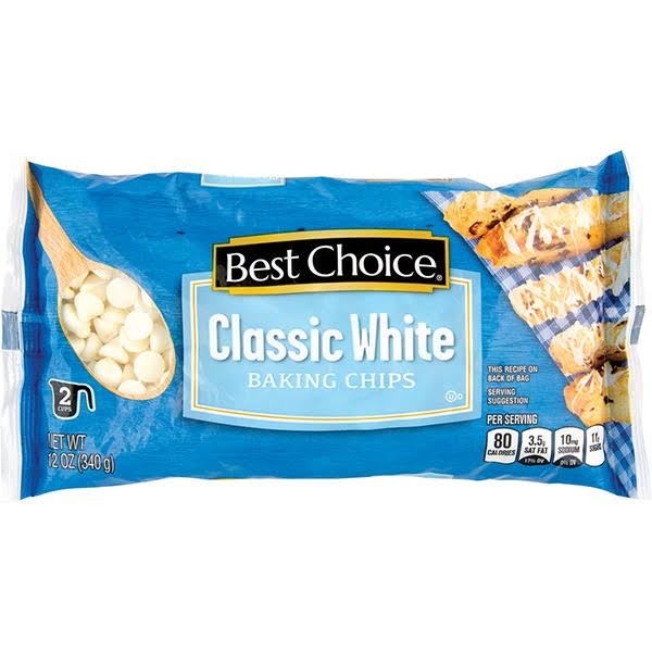 Best Choice Classic White Baking Chips - 12 oz
