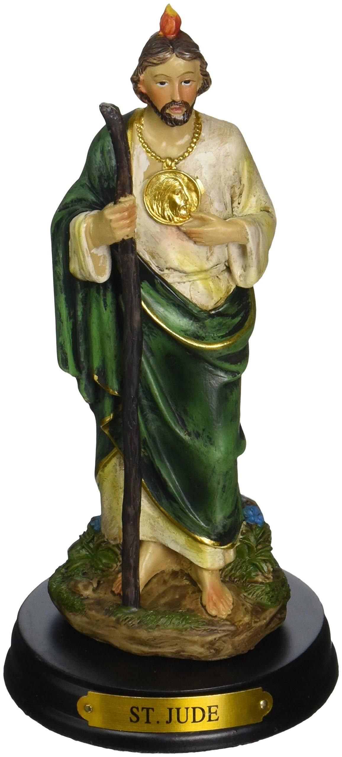5-Inch Saint Jude Holy Figurine Religious Decoration Statue