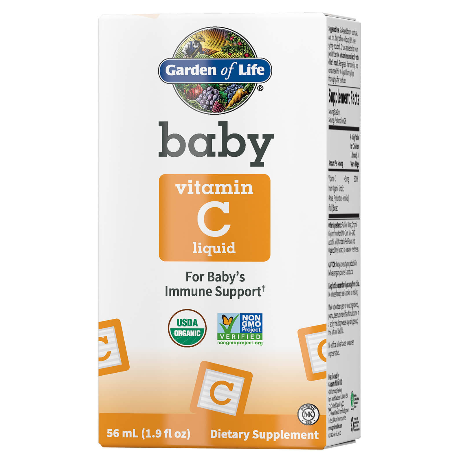 Garden of Life Baby Vitamin C Liquid 1.9 fl oz ( 56 ml)
