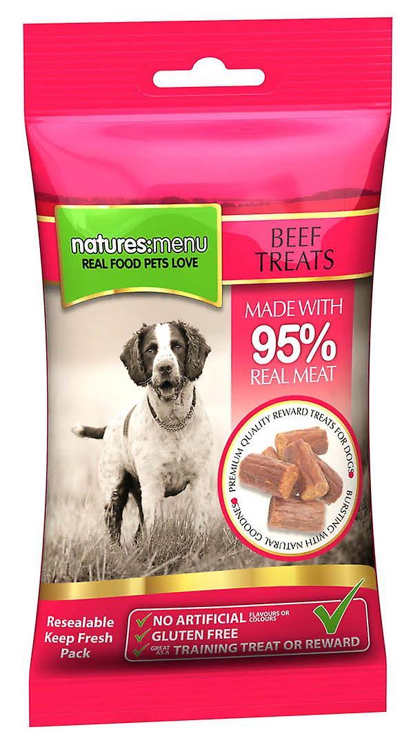 Natures Menu Dog Treats - Beef, 60g