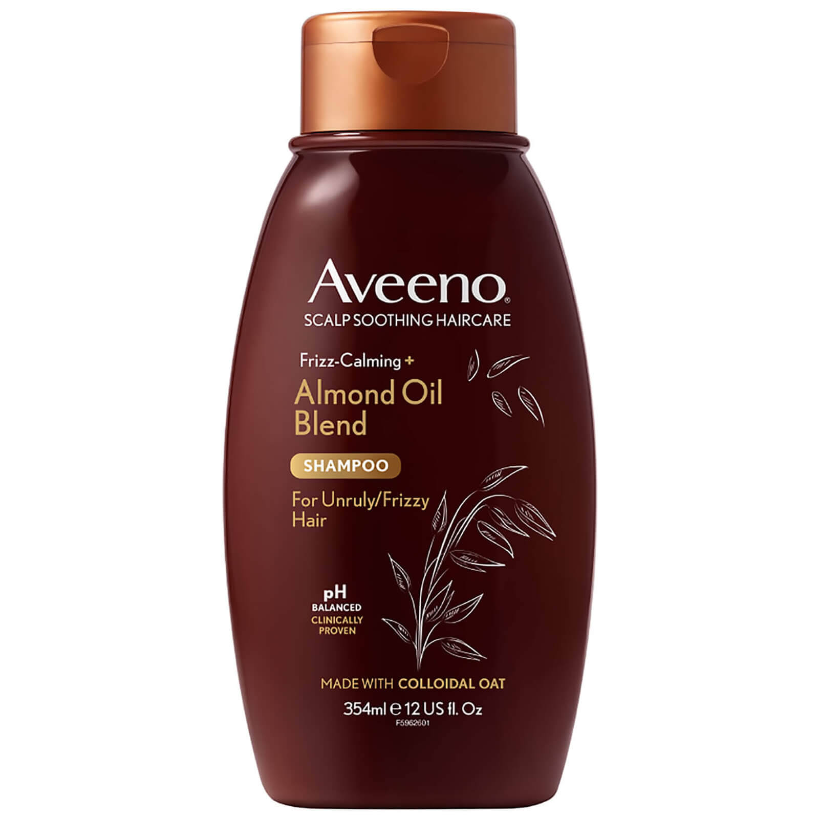 Aveeno Frizz-Calming Almond Oil Blend Shampoo 354ml