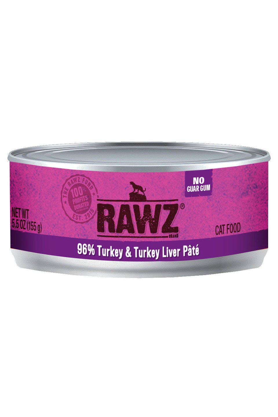 RAWZ Cat 96% Turkey & Turkey Liver, 5.5-oz