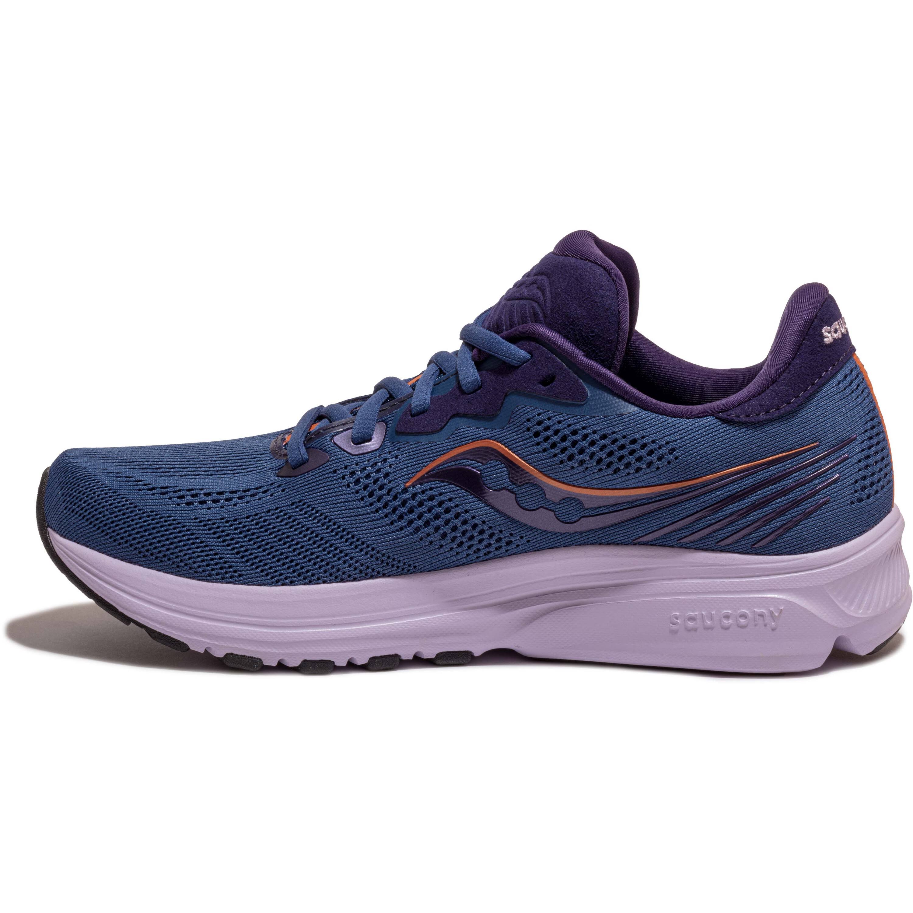 Saucony | Women's Ride 14 Running Shoes Midnight/Copper | 8