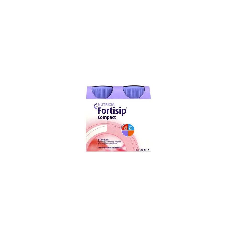 Fortisip Compact 4x125ml Strawberry