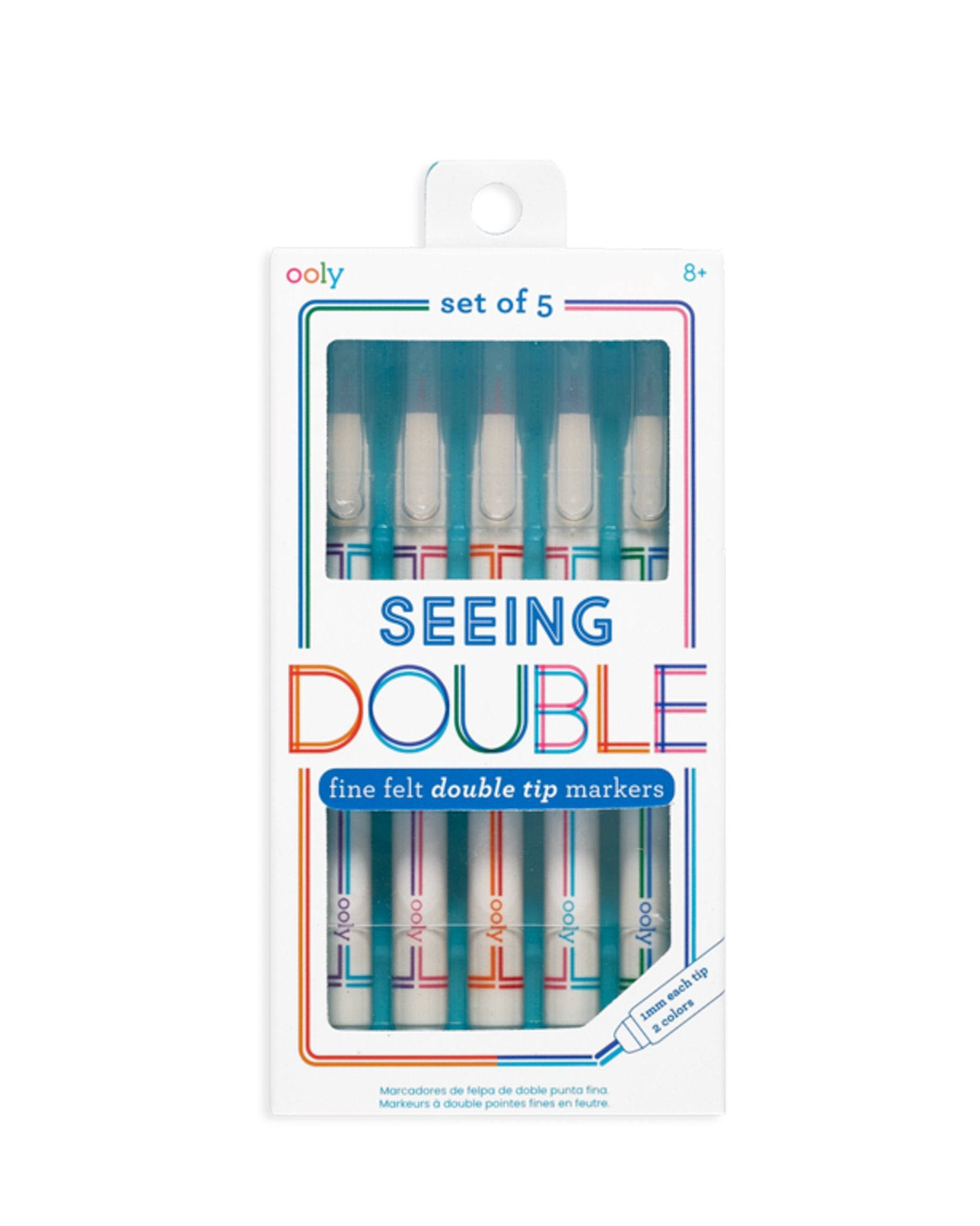 Ooly Seeing Double Fine Felt Double Tip Markers