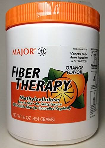 Major Fiber Therapy Powder - Orange, 16oz