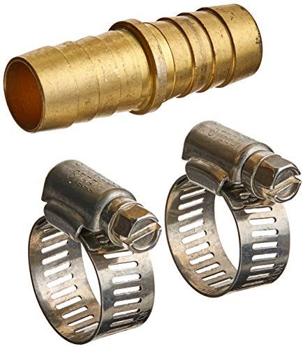 Mintcraft Gb91113l Brass Hose Mender with Clamps