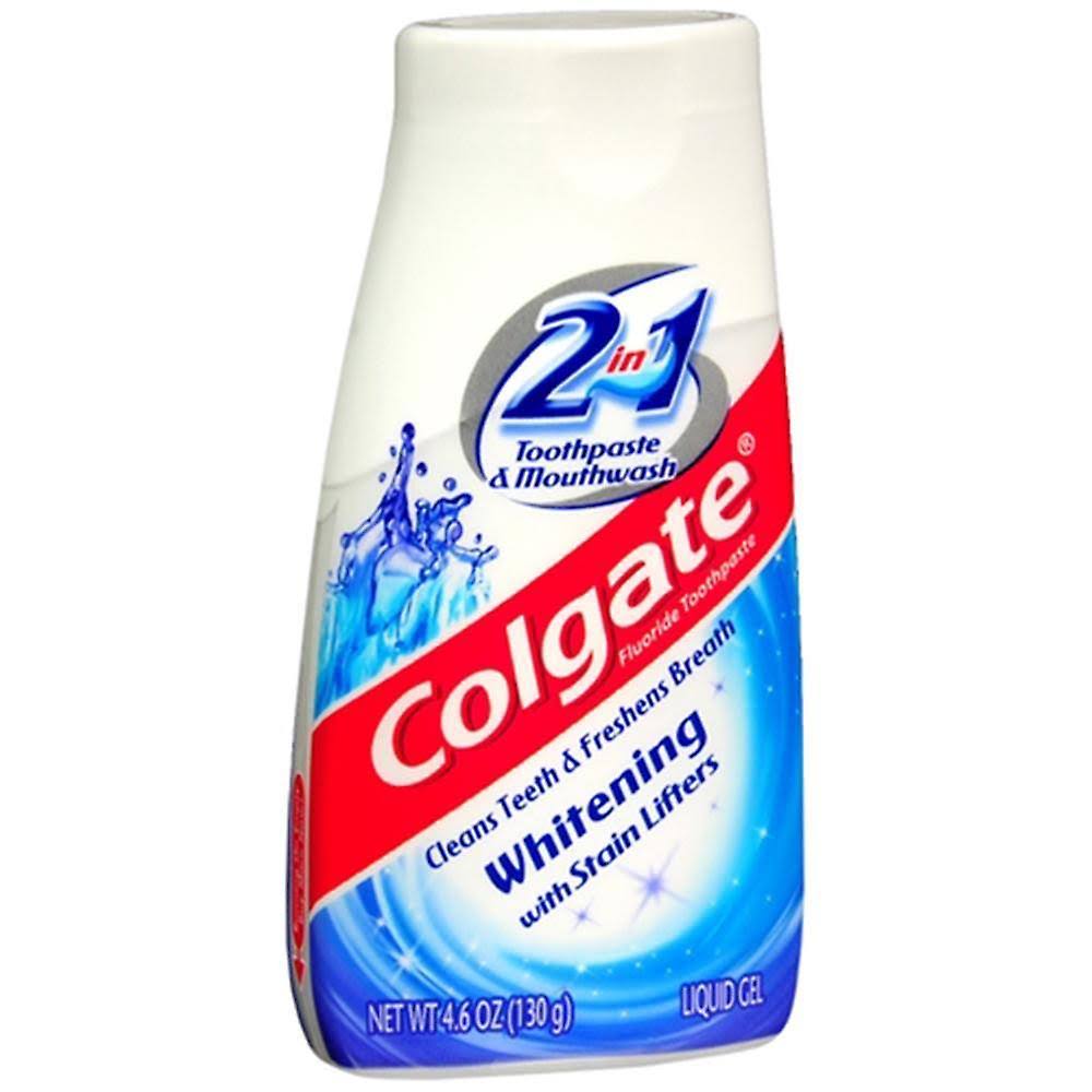 Colgate 2 in 1 Toothpaste and Mouthwash Liquid Gel - 4.6oz