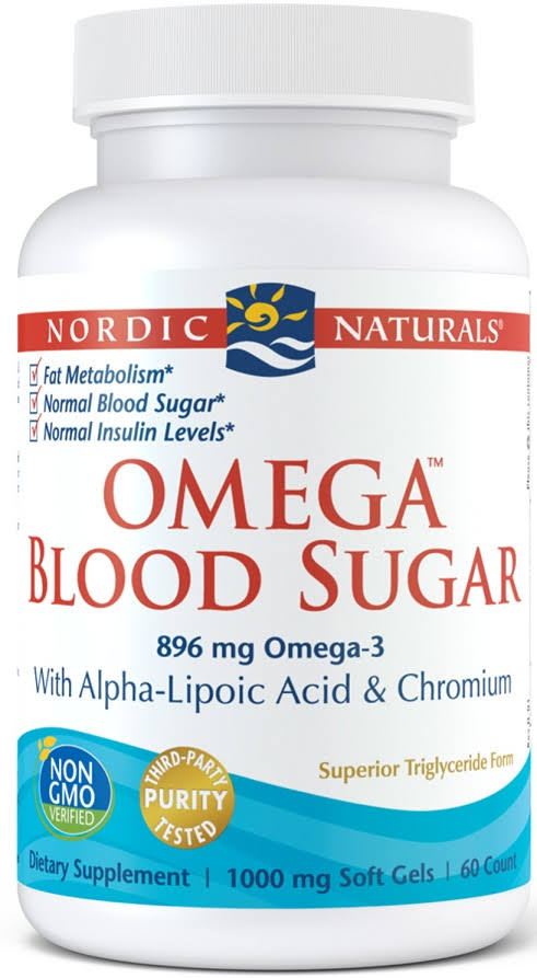 Nordic Naturals Omega Blood Sugar - 1000mg, 60 Softgels