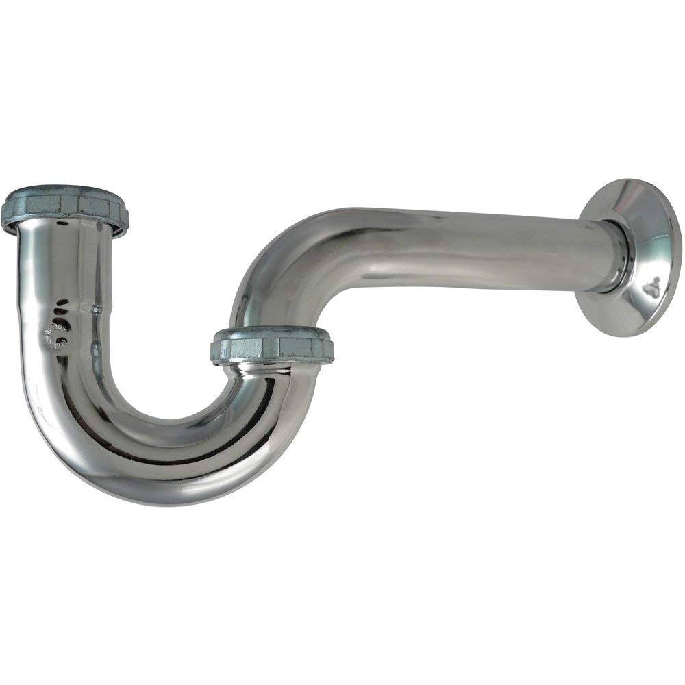 Plumb Pak Metal Sink Drain P Trap Kit - 1 1/4"