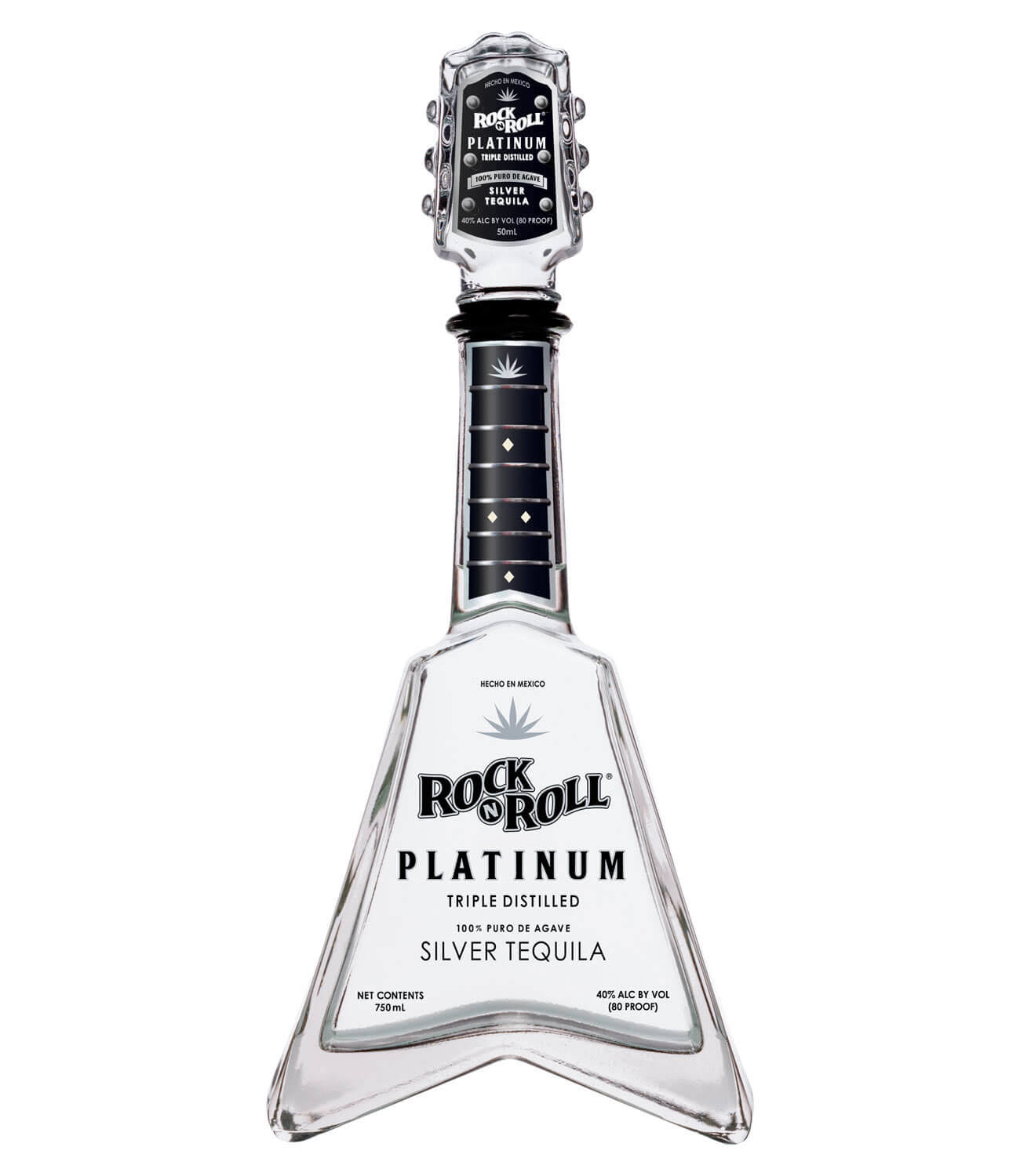 Rock N Roll Platinum Silver Tequila 750ml