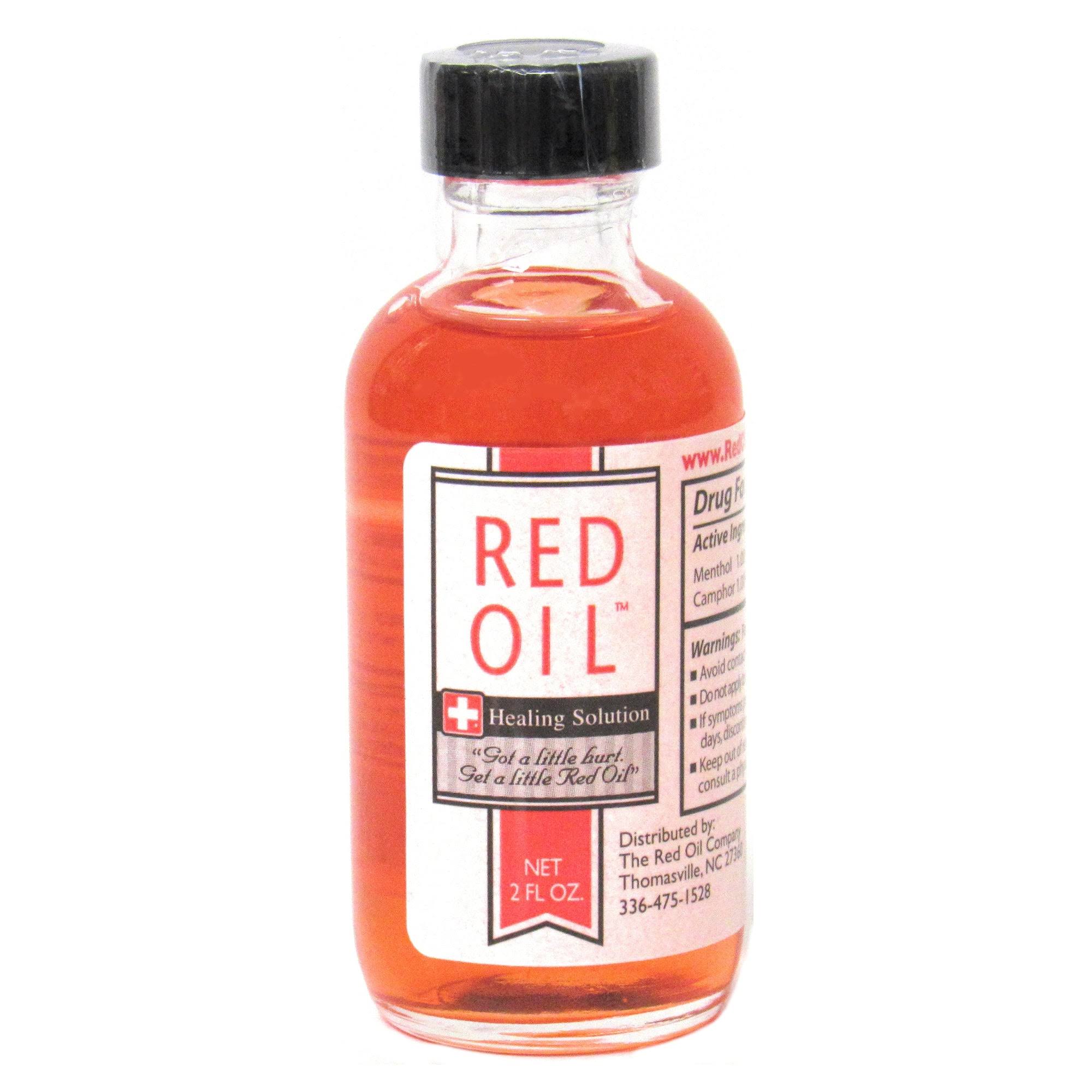 Red Oil Healing Solution - 2 oz Bottle
