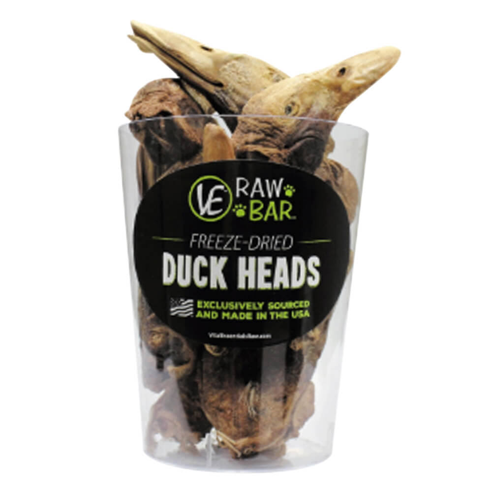 Vital Essentials Freeze-Dried Raw Bar Duck HEAD.