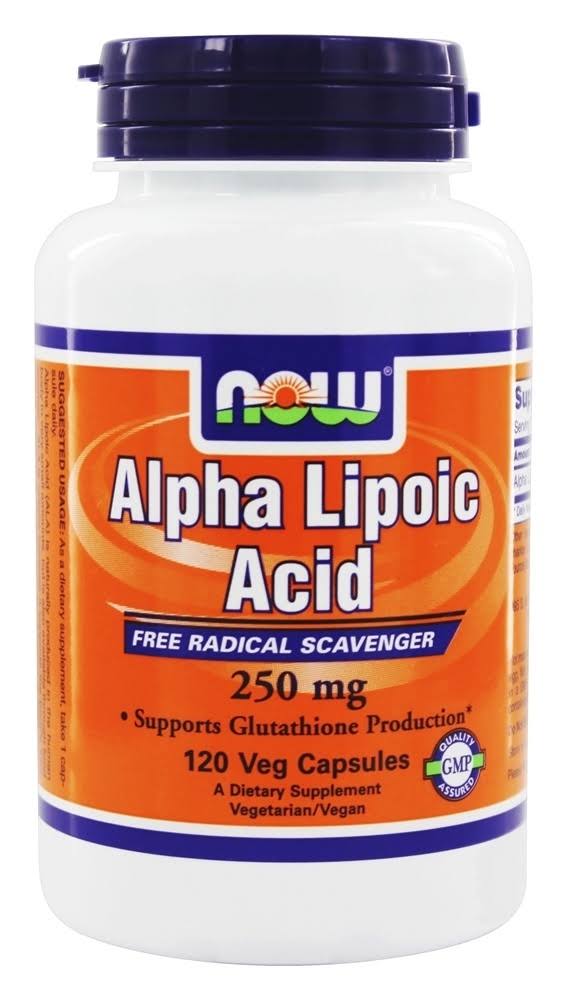 Now Alpha Lipoic Acid Detary Supplement - 120ct