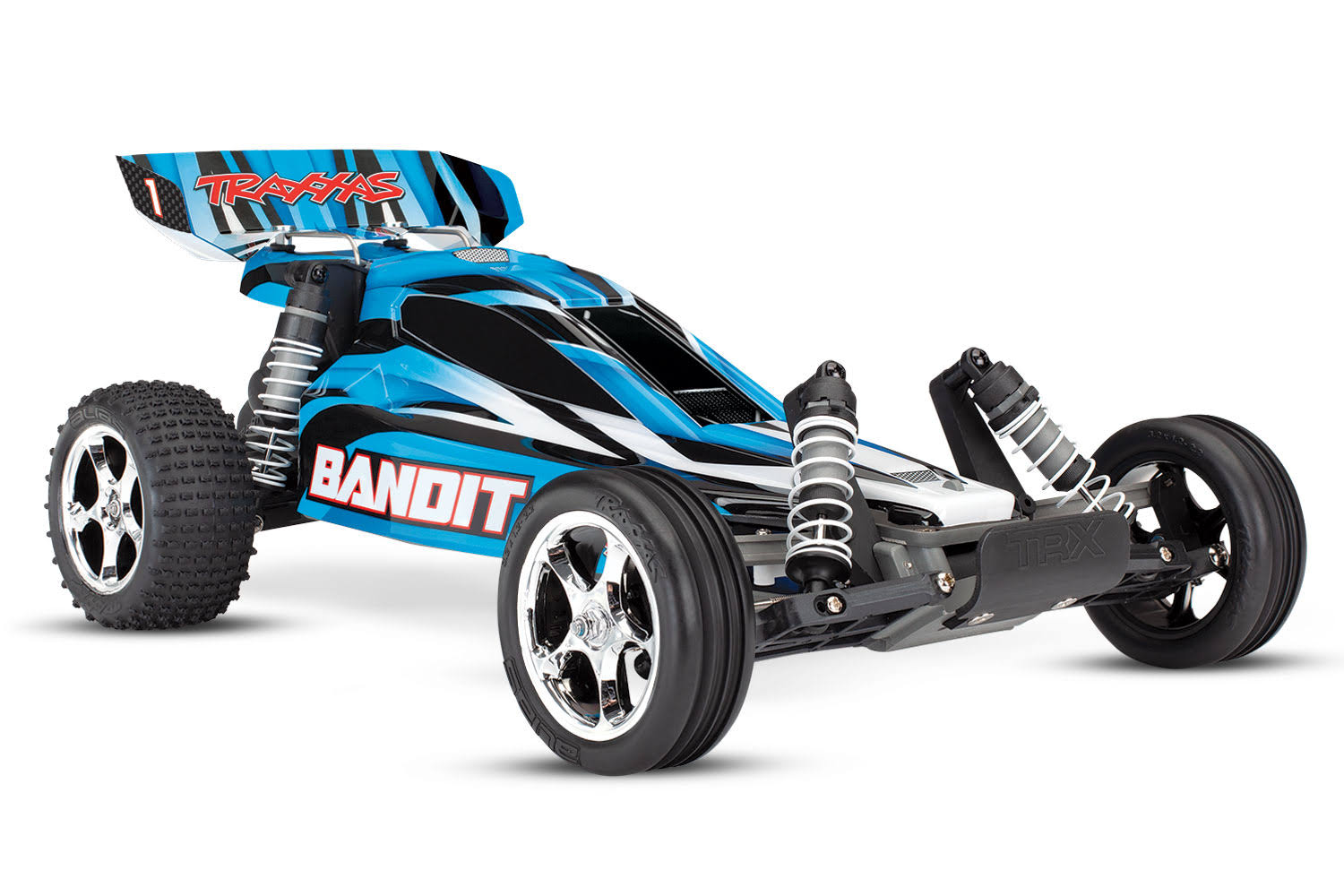 Traxxas Bandit 2WD 1/10 RTR TQ with Battery & Charger (Red)