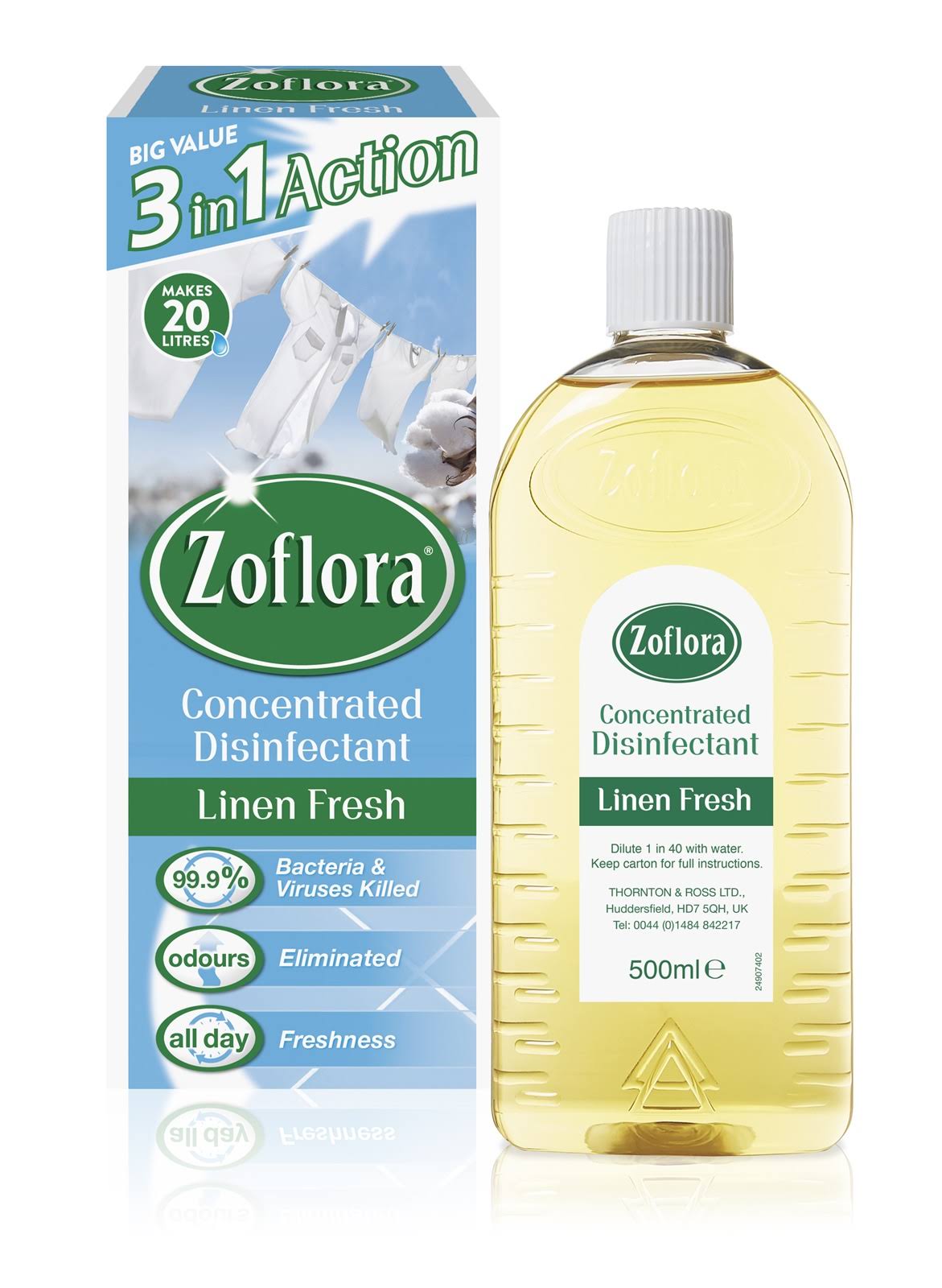 Zoflora Disinfectant Linen Fresh 500ml 20963