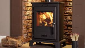 Woodburner stove heating home