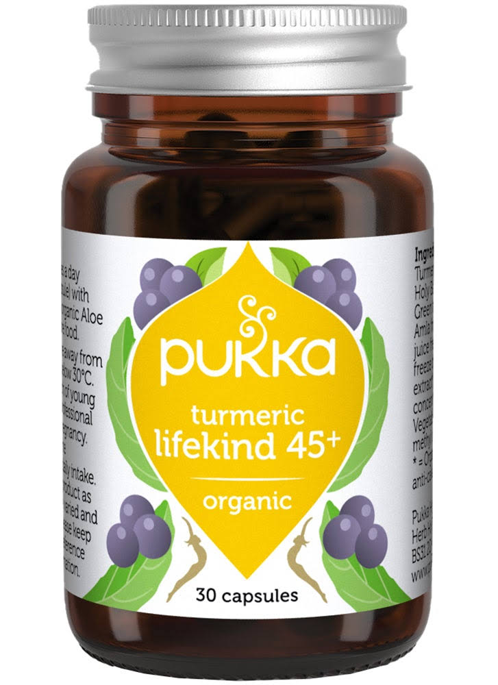 Pukka Organic Turmeric Lifekind Supplement - 30ct