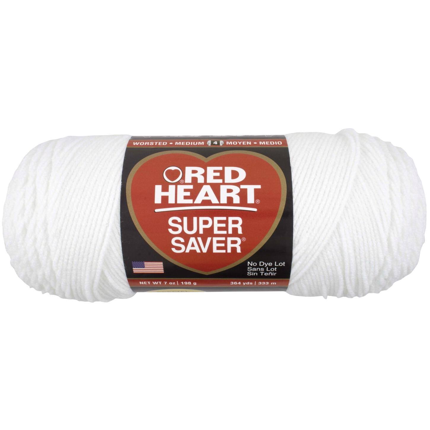 Red Heart Super Saver Economy Yarn - White
