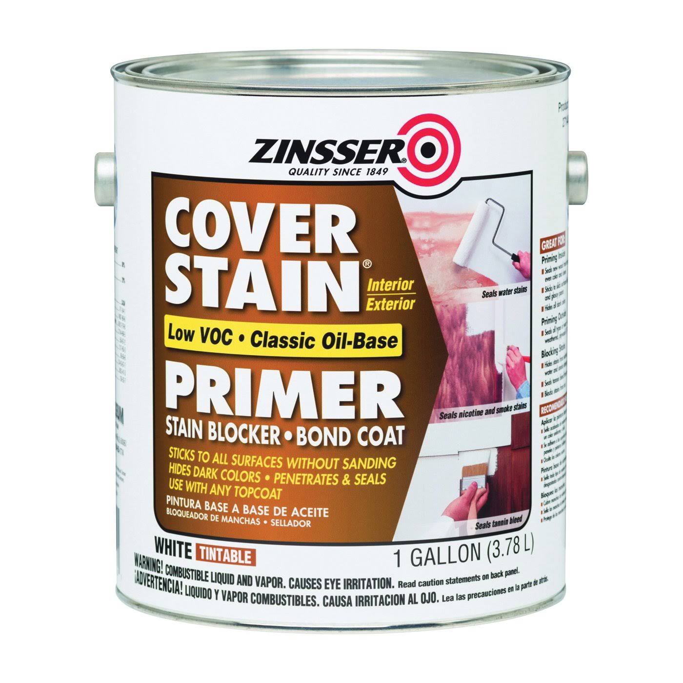 Zinsser Low VOC Cover Stain Oil-Base Primer