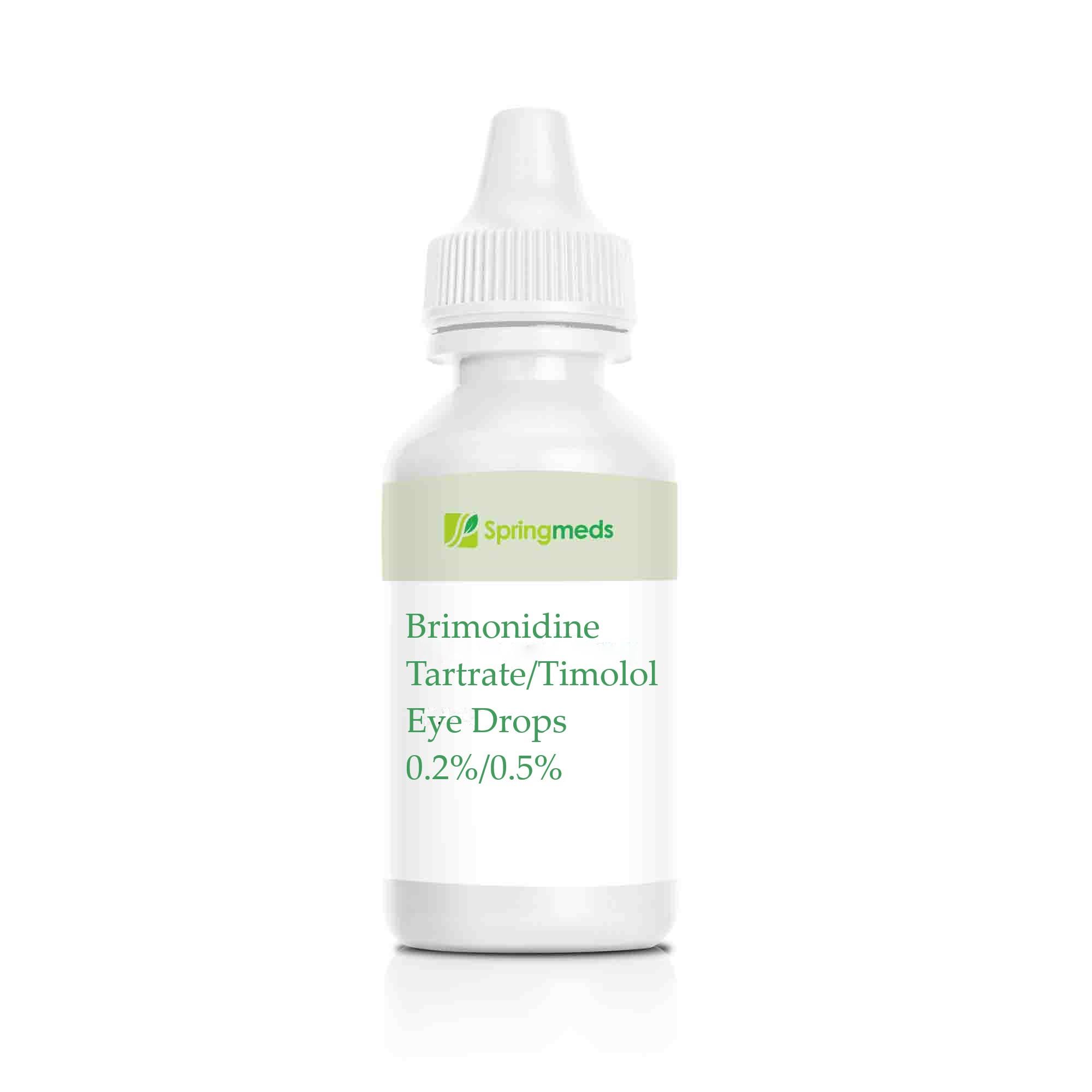 Brimonidine Tartrate/Timolol Eye Drops (10ml bottle) 0.2%/0.5% 10.0 Eye Drops (generic Equivalent to Combigan Eye Drops)