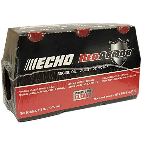 Echo 6550001 Red Armor 2-Cycle Engine Oil, Pack of 6