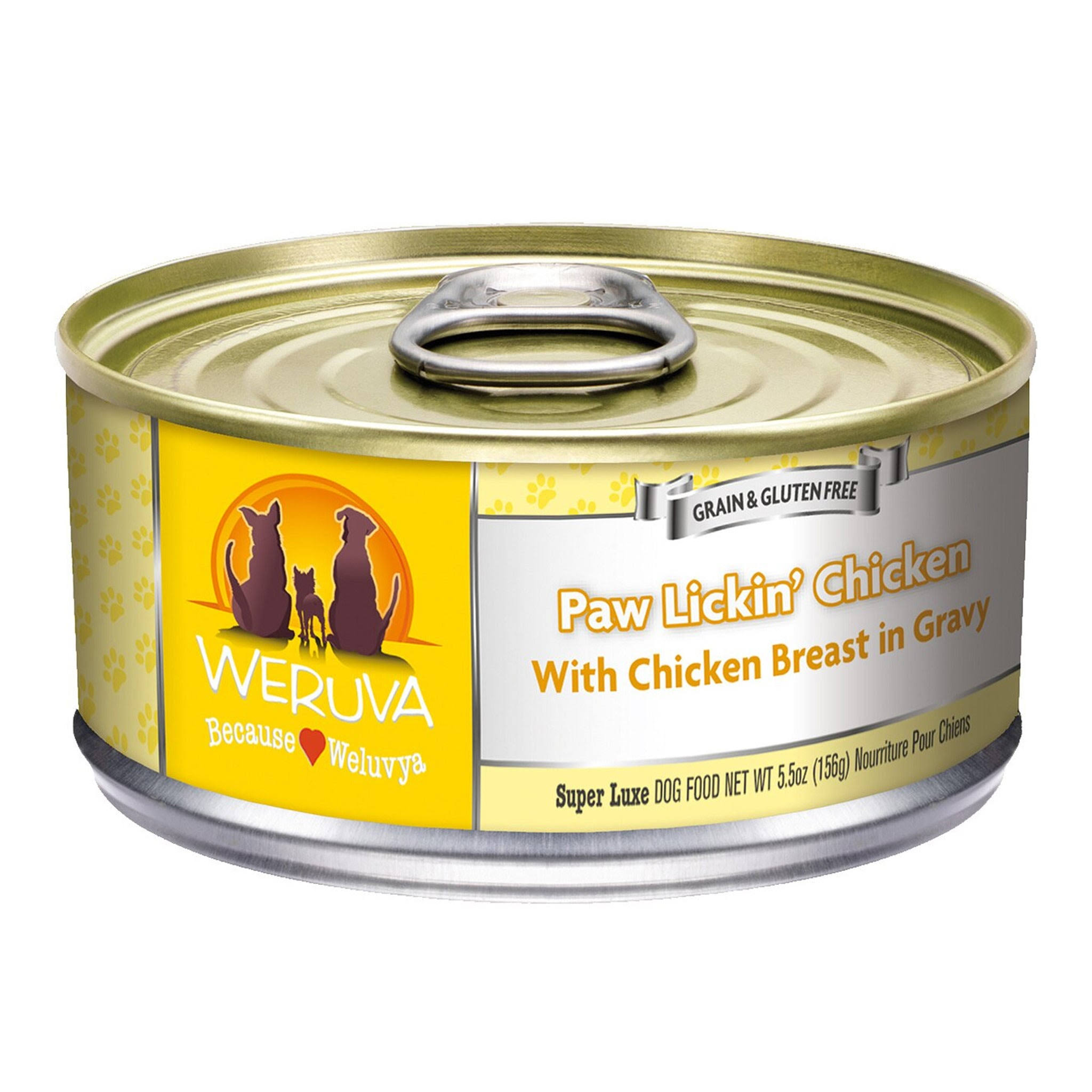 Weruva Canned Dog Food - Paw Lickin' Chicken 5.5 oz
