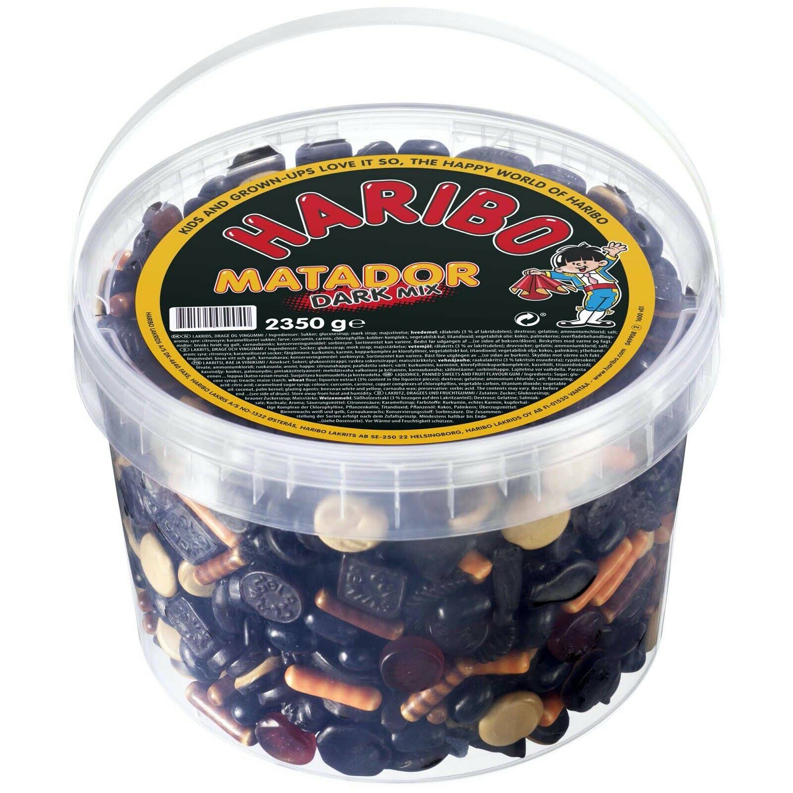 Haribo Matador Dark Mix 375g-Made in Denmark