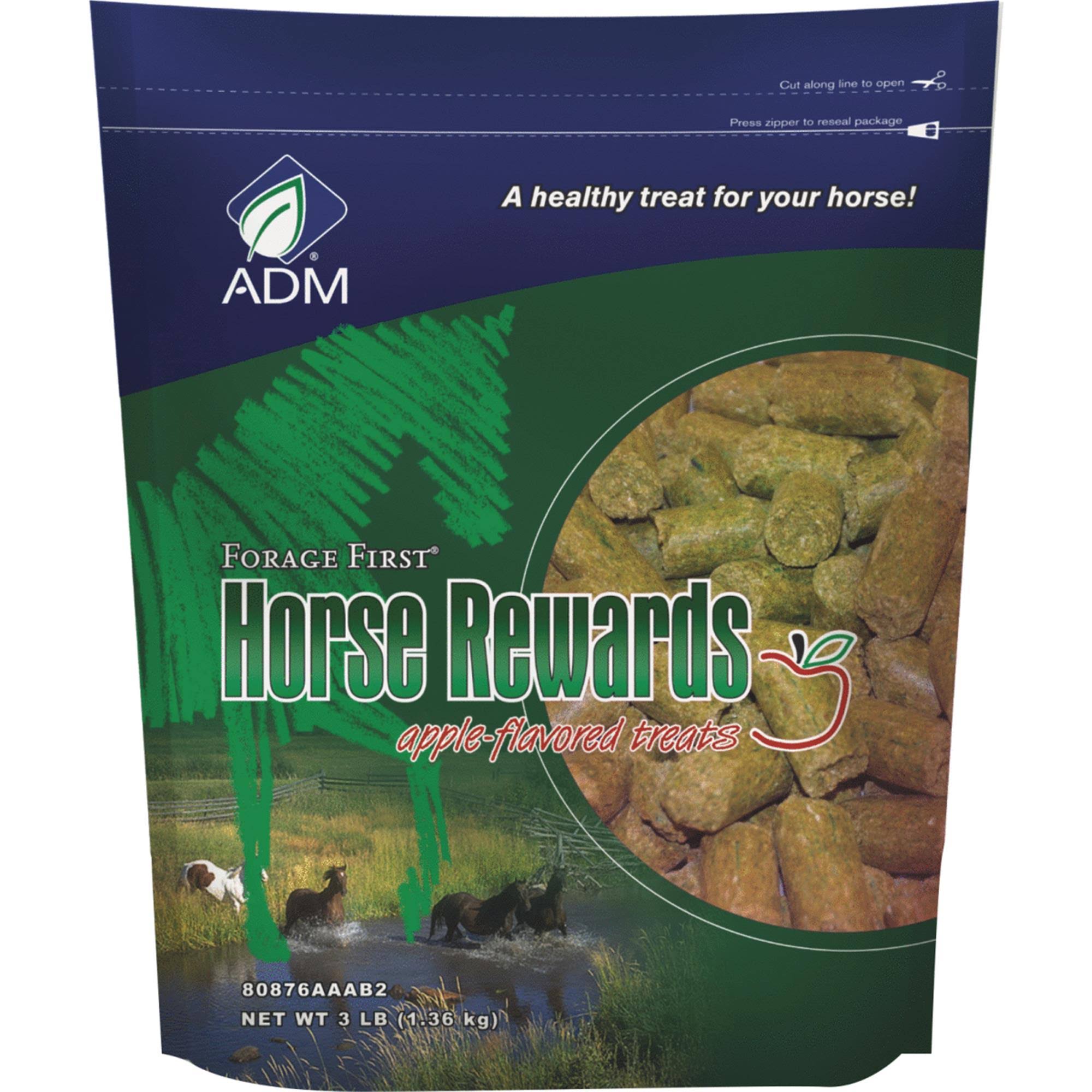Adm Animal Nutrition Forage First Horse Treats - Apple, 3lbs