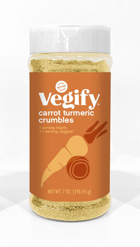 Vegify - Carrot Turmeric Crumbles - 7 oz (198.45 Grams)